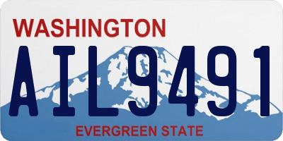 WA license plate AIL9491