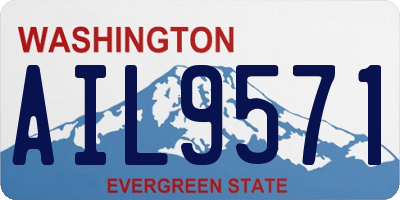 WA license plate AIL9571