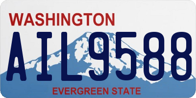 WA license plate AIL9588