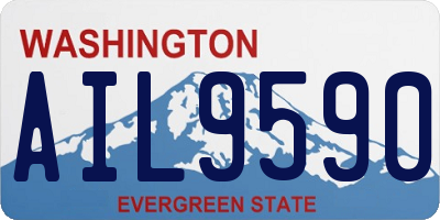 WA license plate AIL9590