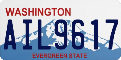 WA license plate AIL9617