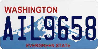 WA license plate AIL9658