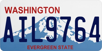 WA license plate AIL9764