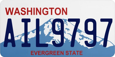 WA license plate AIL9797