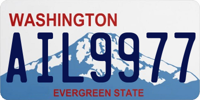 WA license plate AIL9977