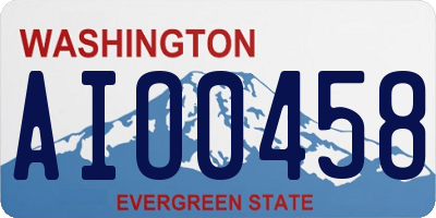 WA license plate AIO0458