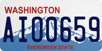 WA license plate AIO0659