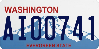 WA license plate AIO0741