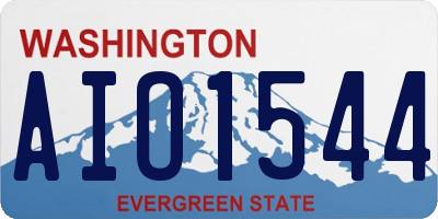 WA license plate AIO1544