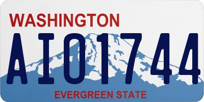 WA license plate AIO1744
