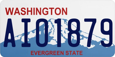 WA license plate AIO1879