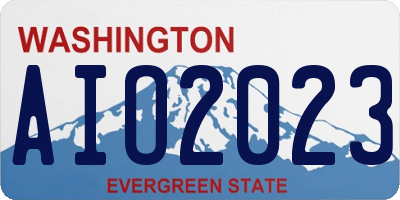 WA license plate AIO2023