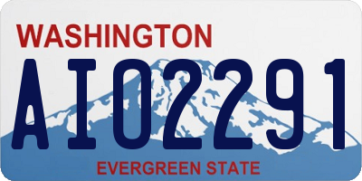 WA license plate AIO2291