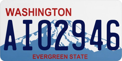 WA license plate AIO2946