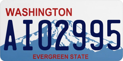 WA license plate AIO2995
