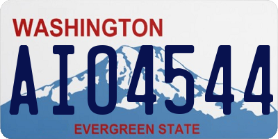 WA license plate AIO4544