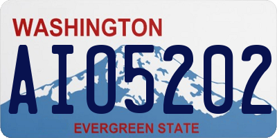 WA license plate AIO5202