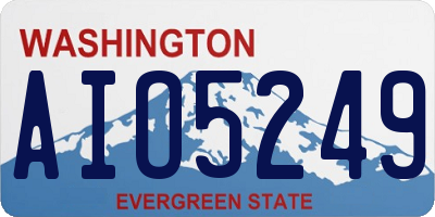 WA license plate AIO5249