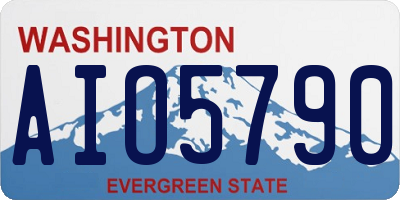 WA license plate AIO5790