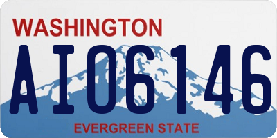 WA license plate AIO6146