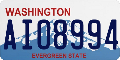 WA license plate AIO8994