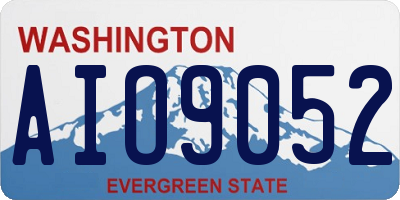 WA license plate AIO9052