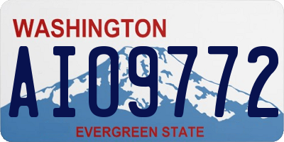 WA license plate AIO9772