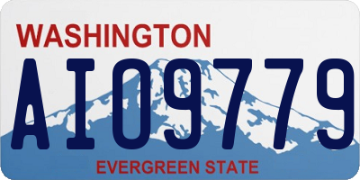 WA license plate AIO9779