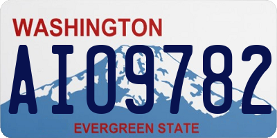 WA license plate AIO9782