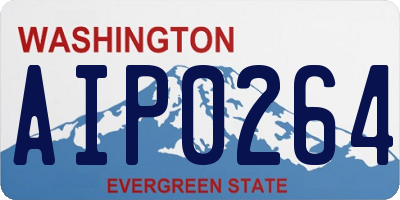 WA license plate AIP0264