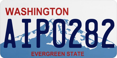 WA license plate AIP0282