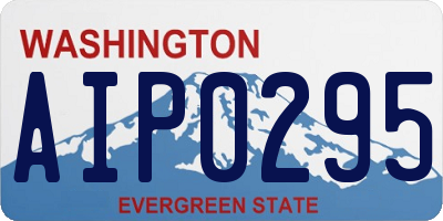 WA license plate AIP0295