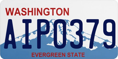 WA license plate AIP0379