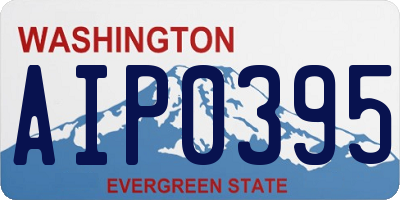 WA license plate AIP0395