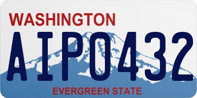WA license plate AIP0432