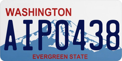 WA license plate AIP0438