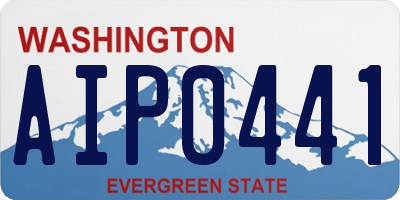 WA license plate AIP0441
