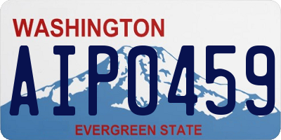 WA license plate AIP0459