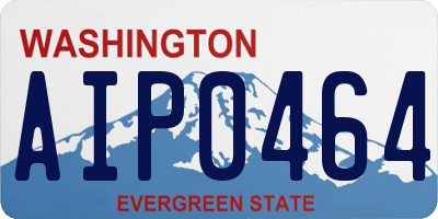 WA license plate AIP0464