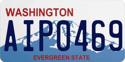 WA license plate AIP0469