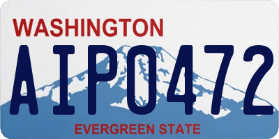 WA license plate AIP0472