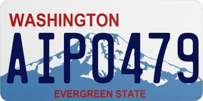 WA license plate AIP0479