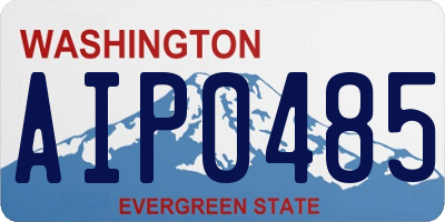 WA license plate AIP0485