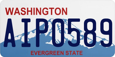 WA license plate AIP0589