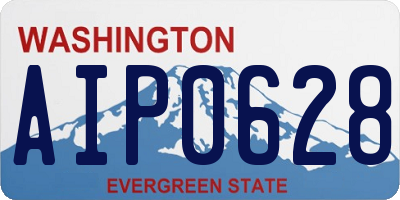 WA license plate AIP0628