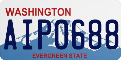 WA license plate AIP0688