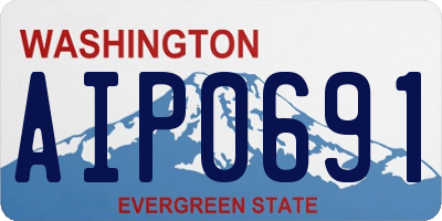 WA license plate AIP0691