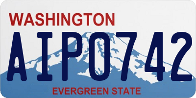 WA license plate AIP0742