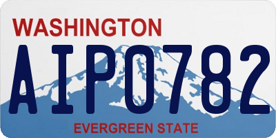 WA license plate AIP0782