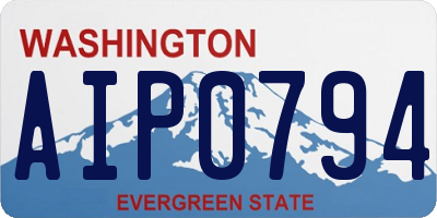 WA license plate AIP0794